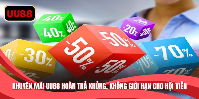 Khuyến mãi UU88 hoàn trả khủng, không giới hạn cho hội viên 