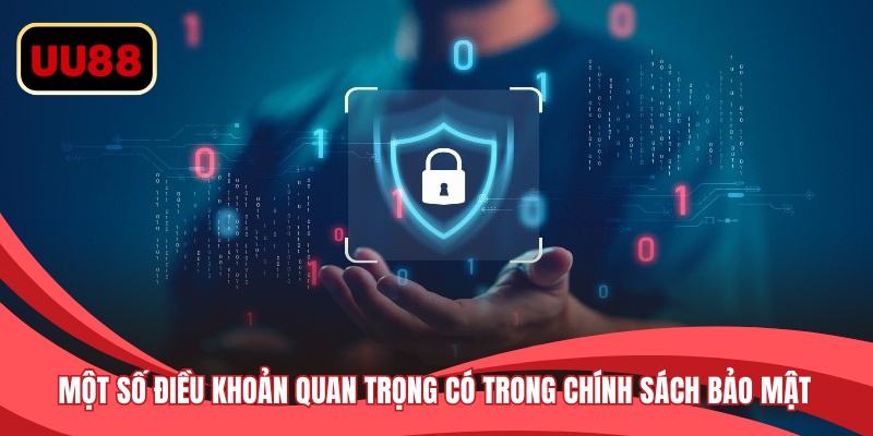 Một số điều khoản quan trọng có trong chính sách bảo mật 